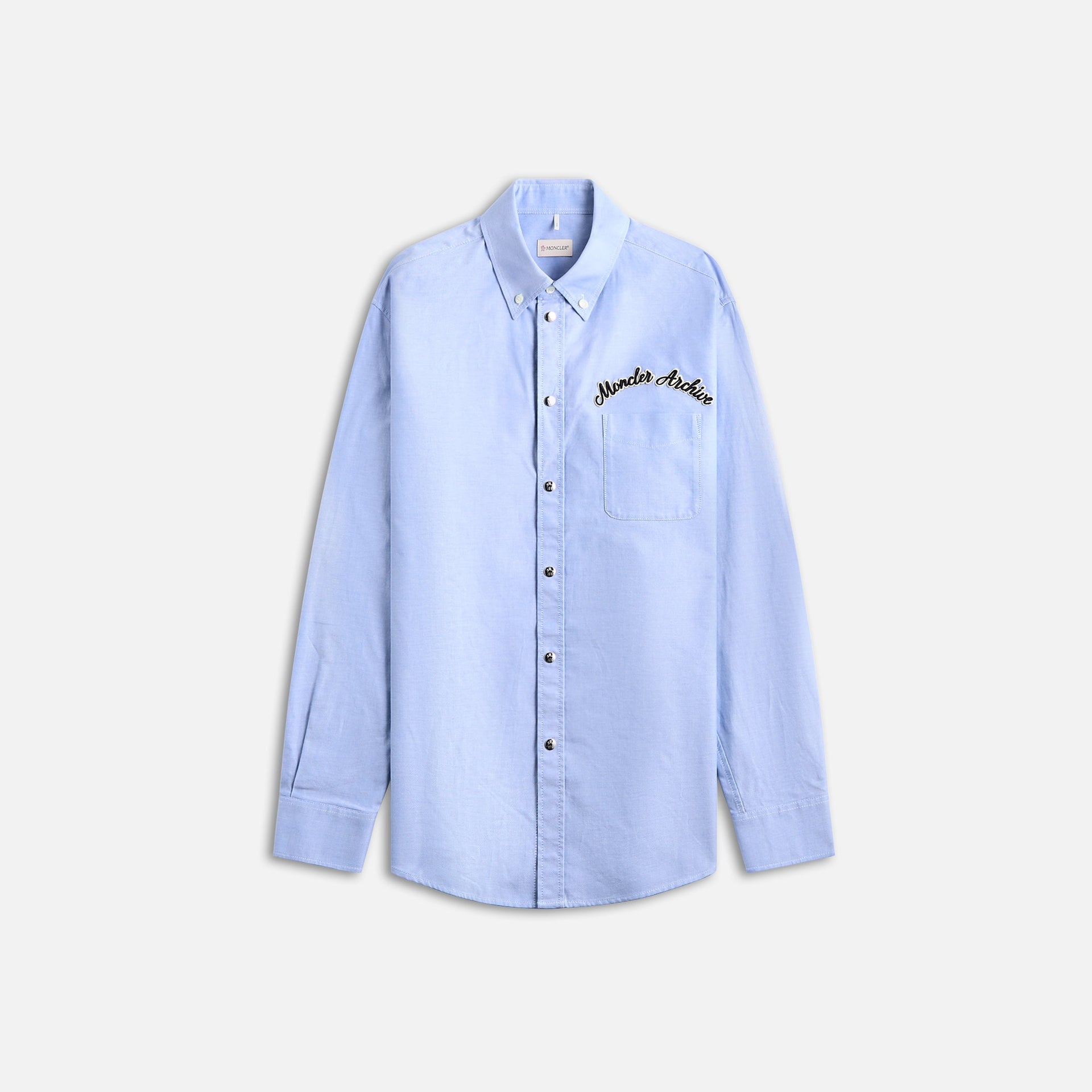 Moncler Oxford Cotton Shirt - Blue