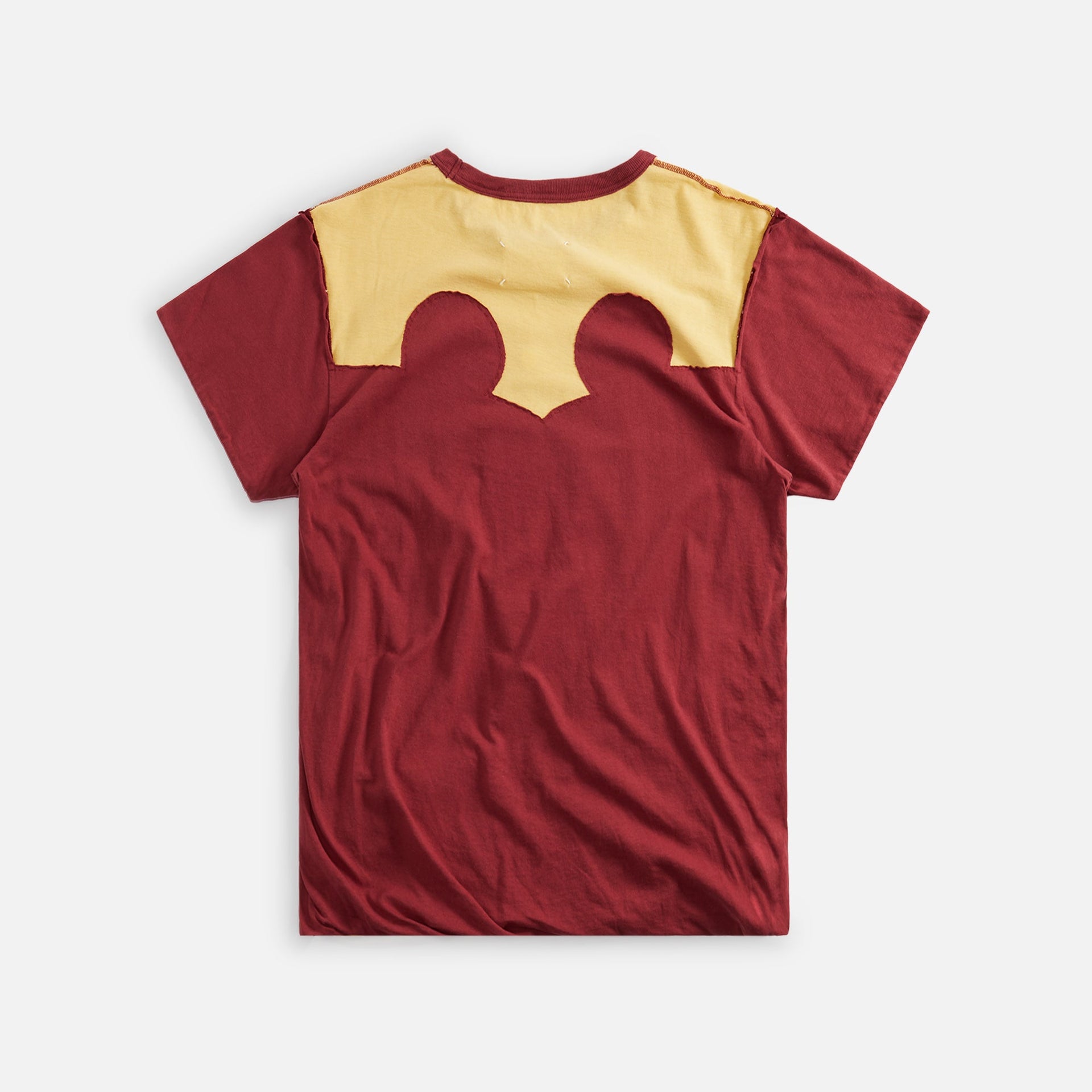 Margiela Ringspun Cotton Tee - Burgundy