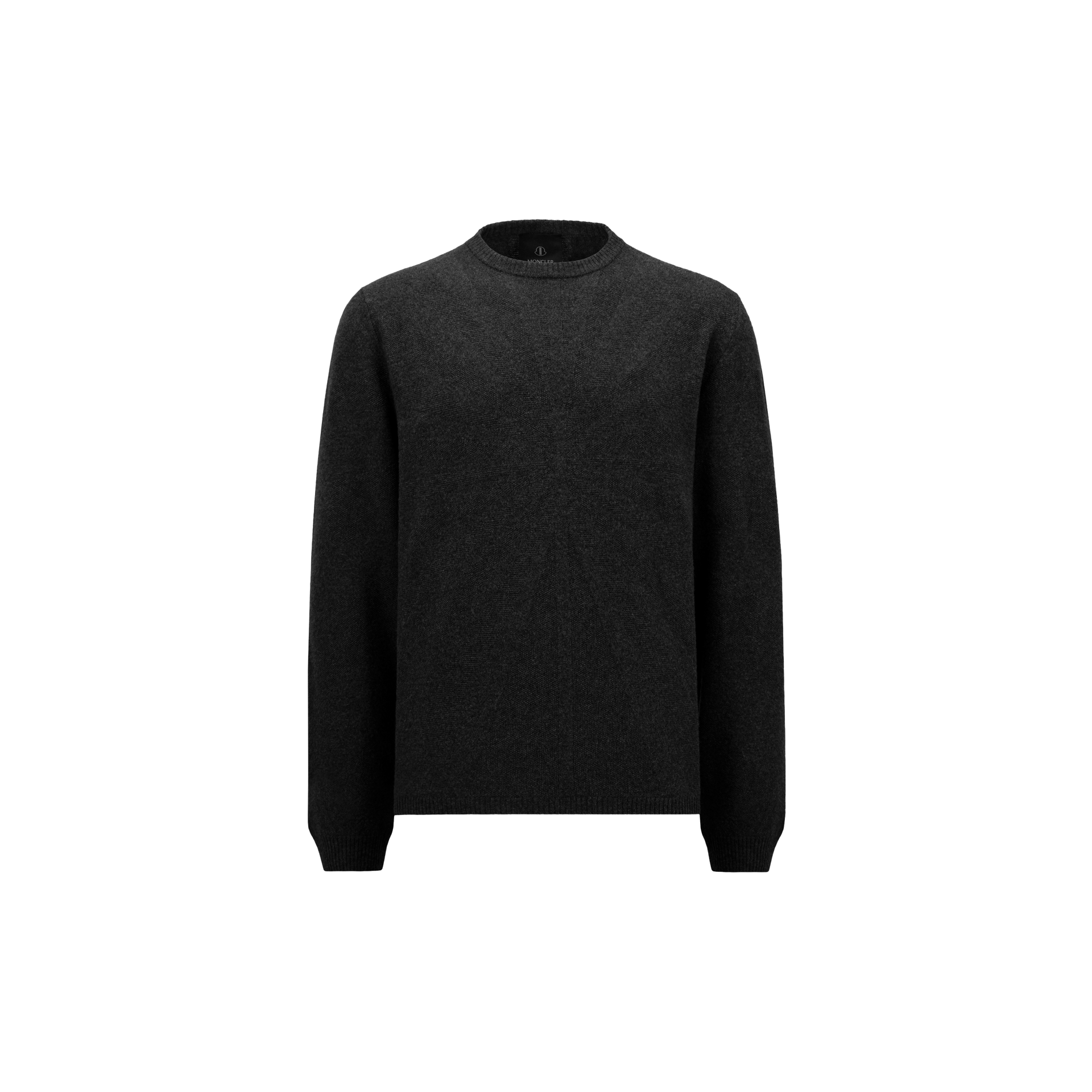 Moncler x Rick Owens Jumbo Round Neck Sweater - Black