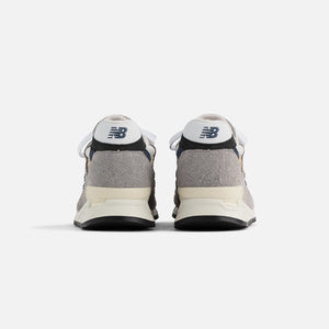 New Balance 998 Made in USA - Dark Grey / Light Grey / Blue