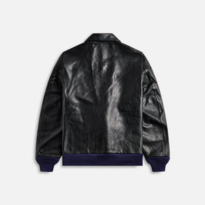 Needles A-2 Jacket Cowhide - Leather Black