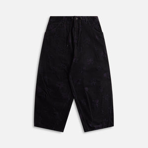 Needles H.D. Pant Painter 10Oz Denim Rose Jacquard - Black