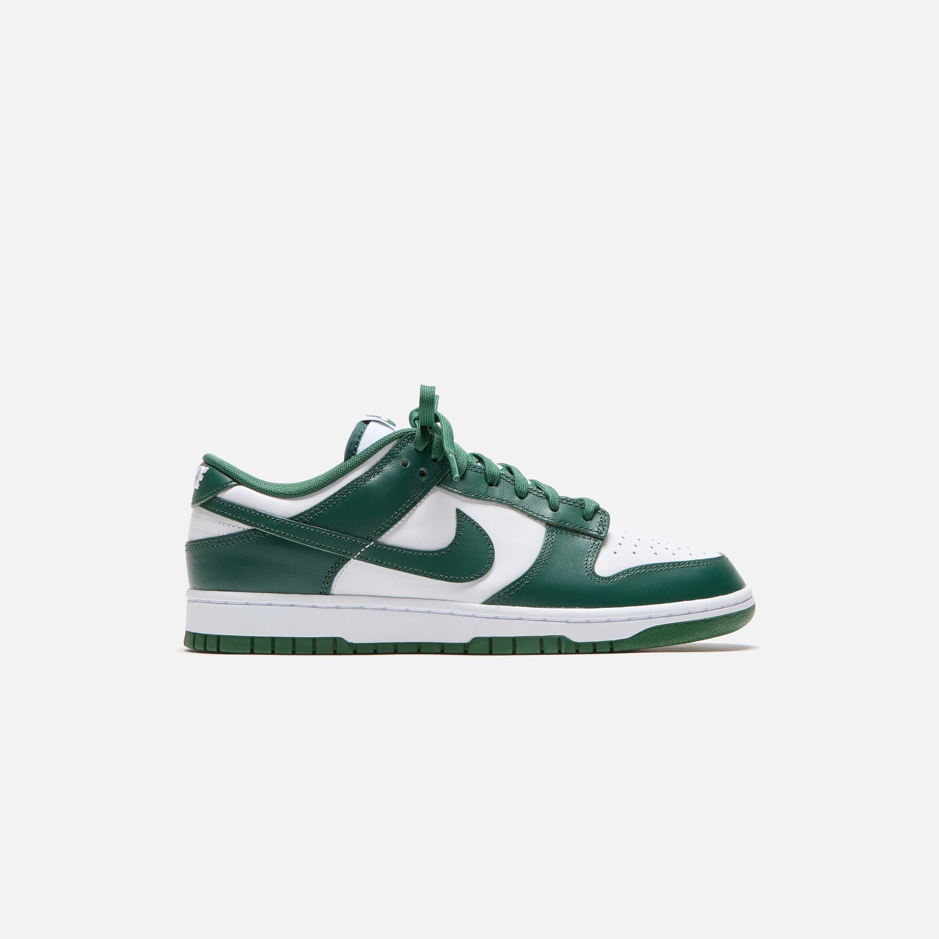 Nike Dunk Low Retro - White / Team Green / Total Orange