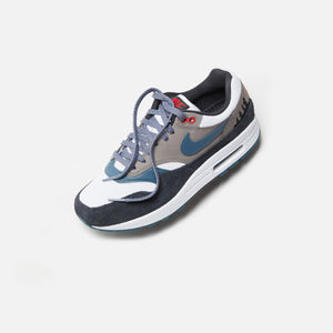 Nike Air Max 1 PRM - White / State Blue / Black / Soft Grey