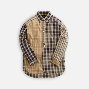 Needles B.D. EDW Shirt - Cotton Plaid Cloth / Crazy Khaki