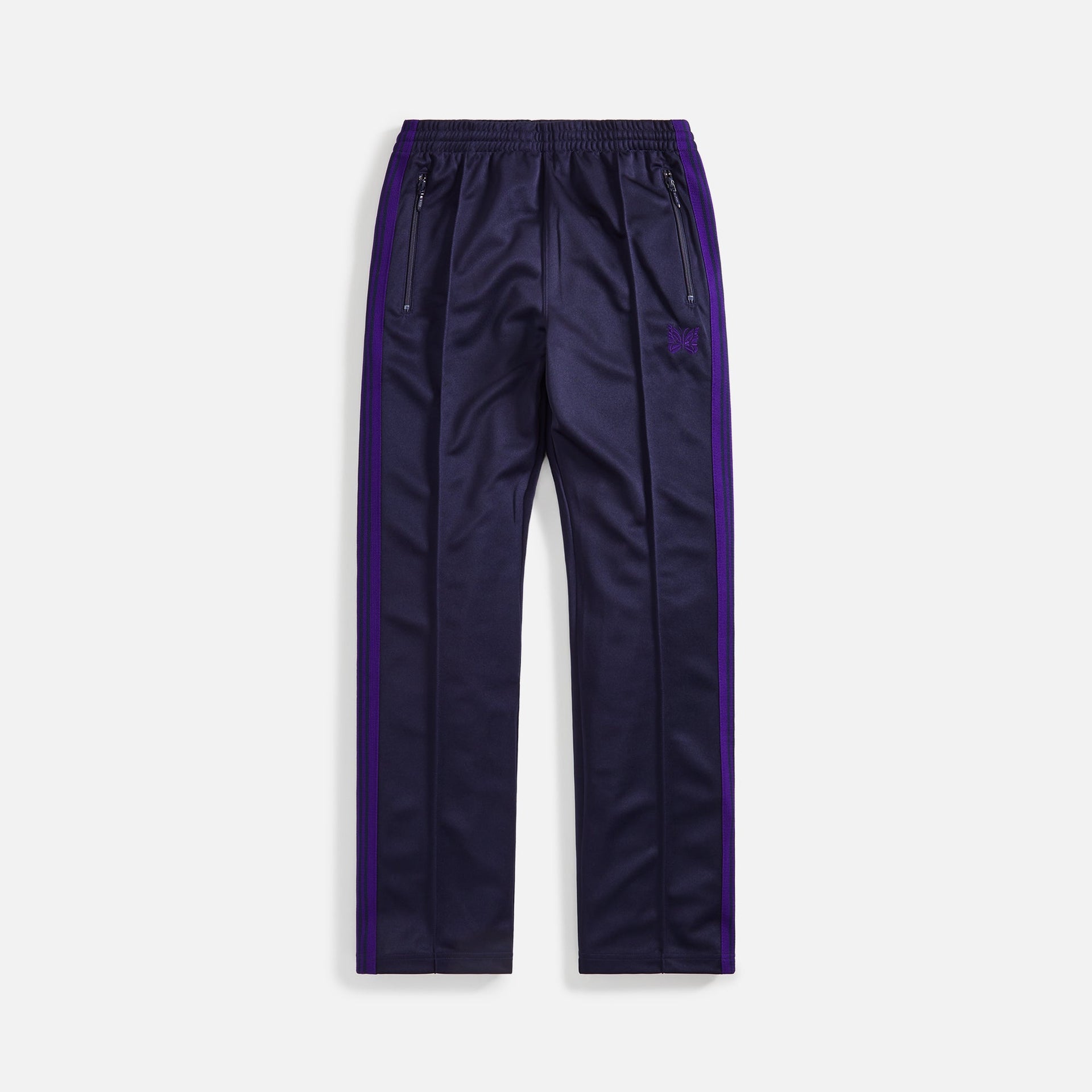 Needles Narrow Track Pant Polyester Smooth - Navy