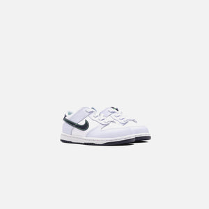 Nike TD Dunk Low - White / Black / Football Grey / Green