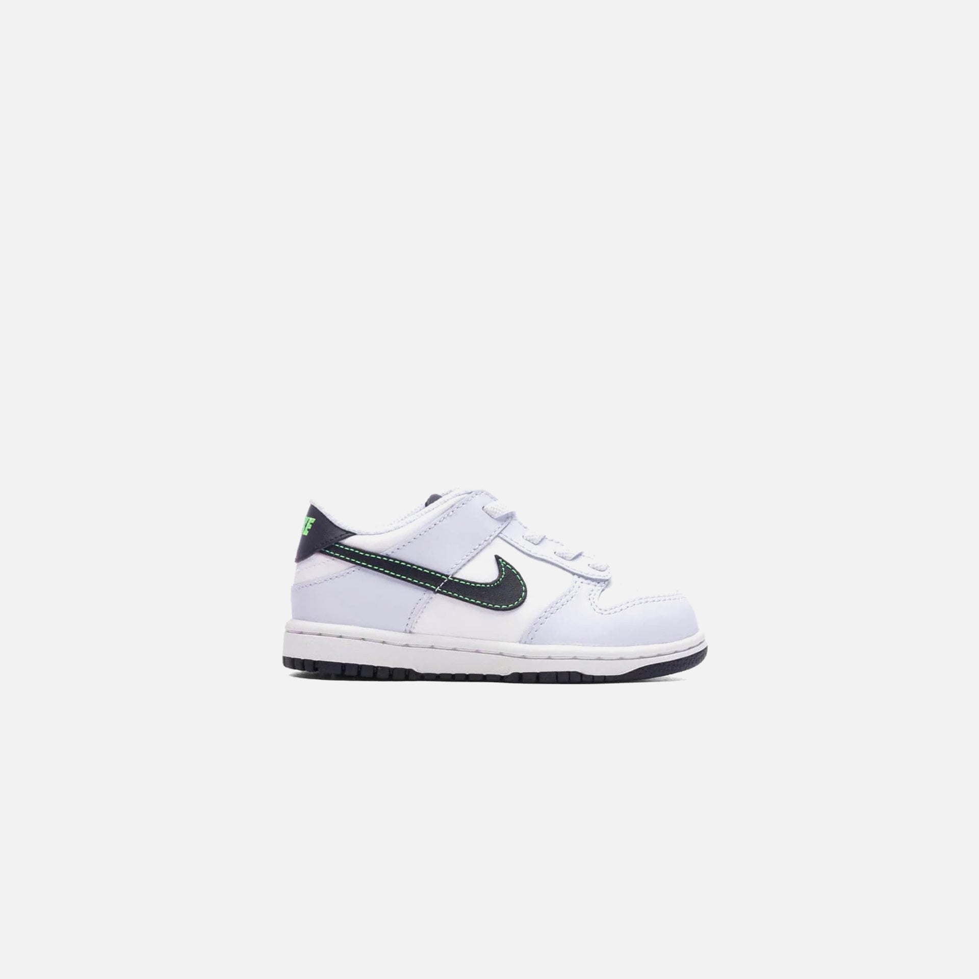 Nike TD Dunk Low - White / Black / Football Grey / Green