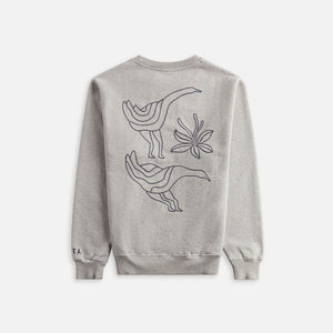 by Parra Duck Attack Crew Neck Sweatshirt - Heather Grey