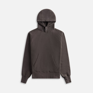 Engineered Garments Raglan Hoody Graphite - Brown