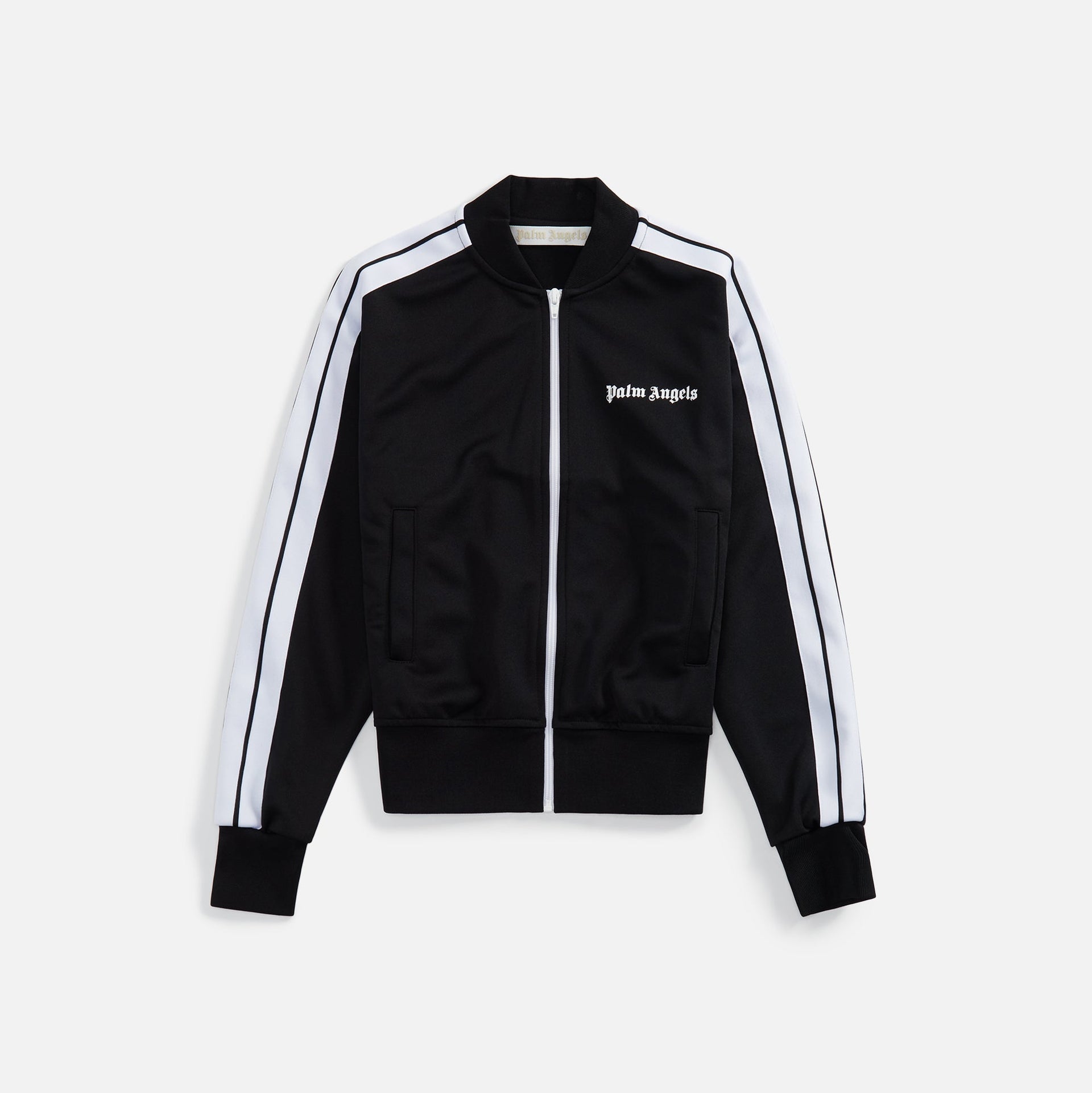 Palm Angels Bomber Track Jacket - Black / White