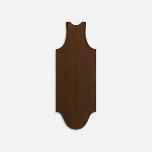 Rick Owens Basic Rib Tank Top - Bean