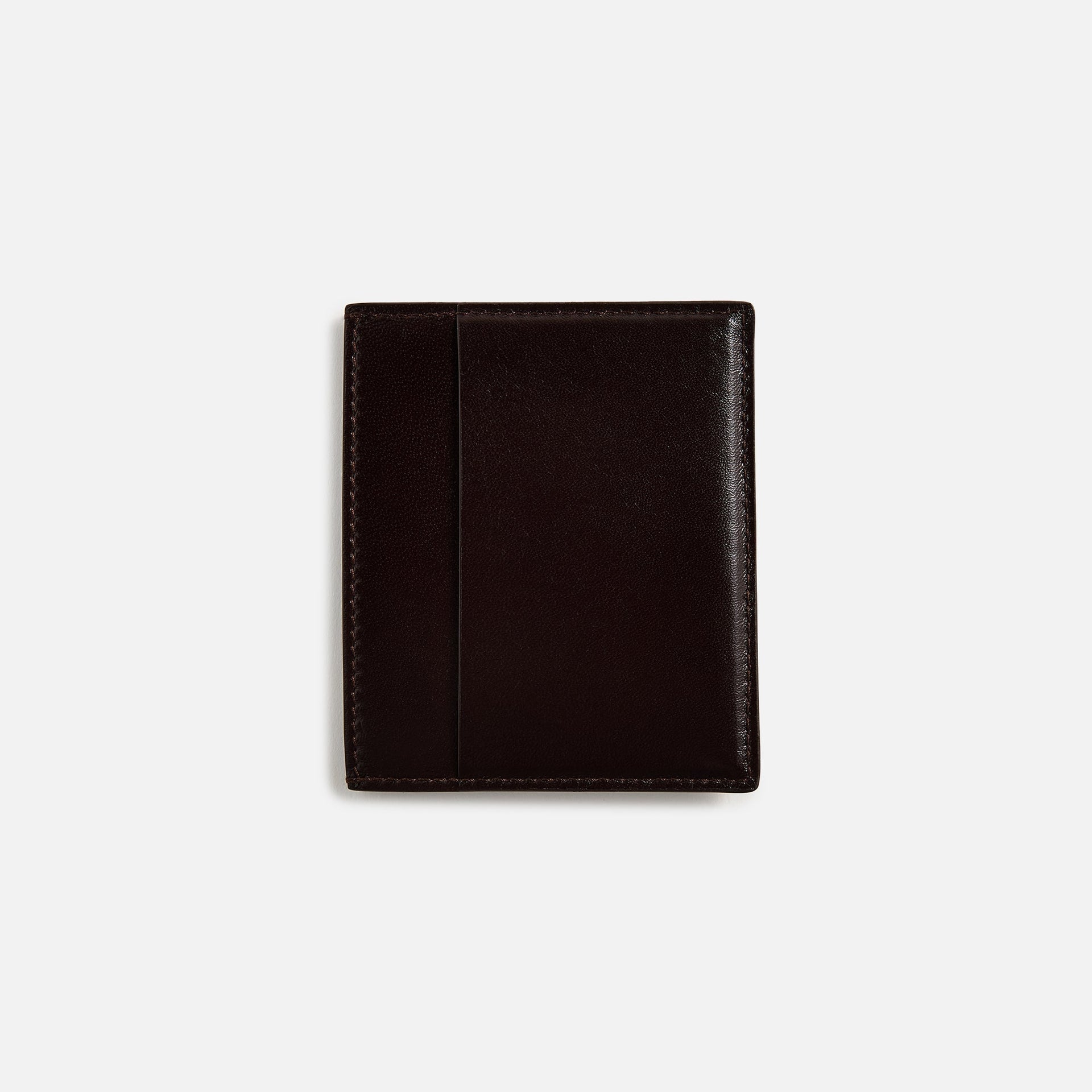 Rick Owens Square CC Holder - Mahogany