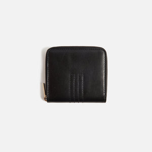 Rick Owens Accessorio In Pelle Zipped Wallet - Black