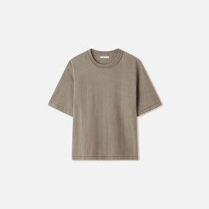 John Elliott Reverse Cropped Tee - Washed Oak