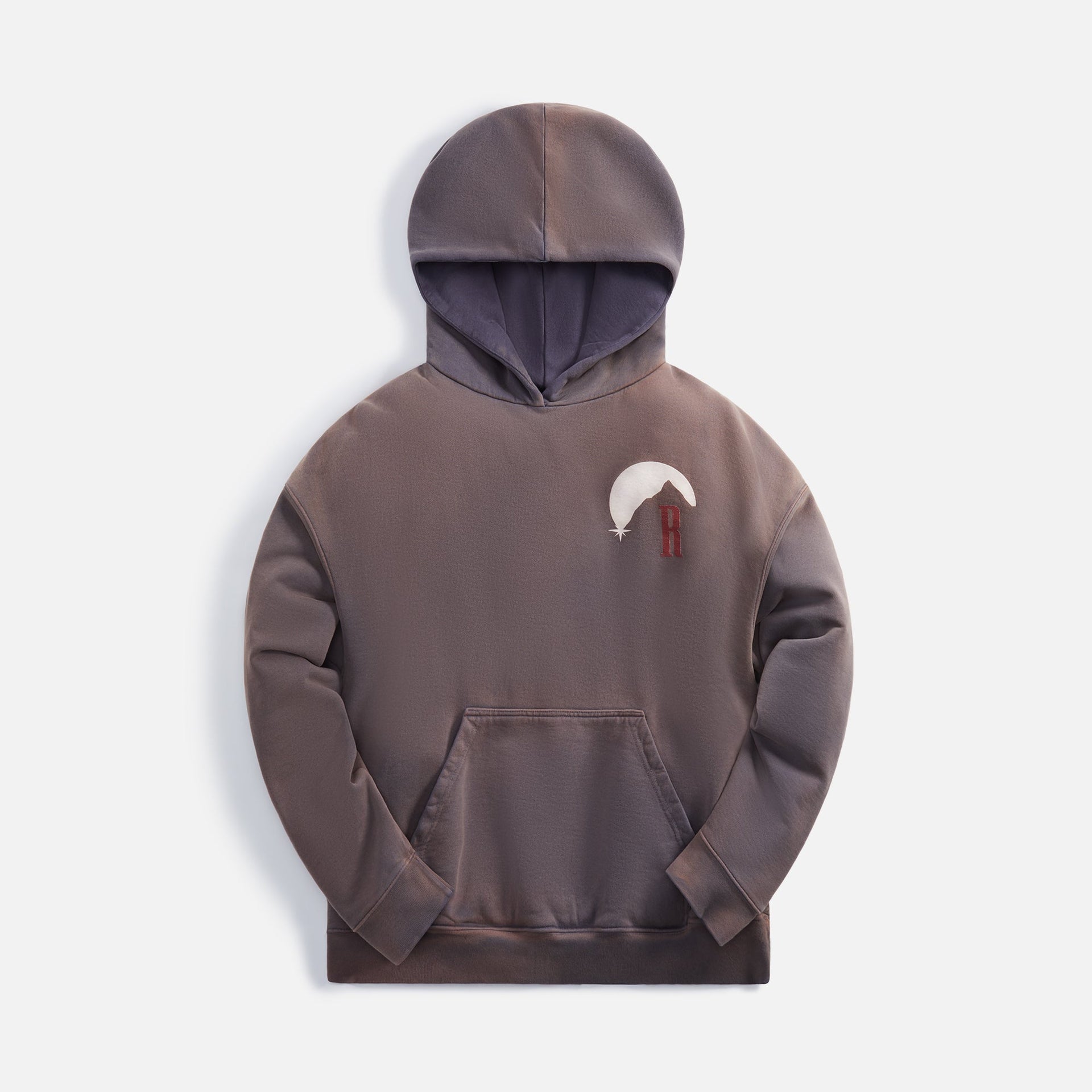 Rhude Moonlight Stamp Hoodie - Vintage Grey