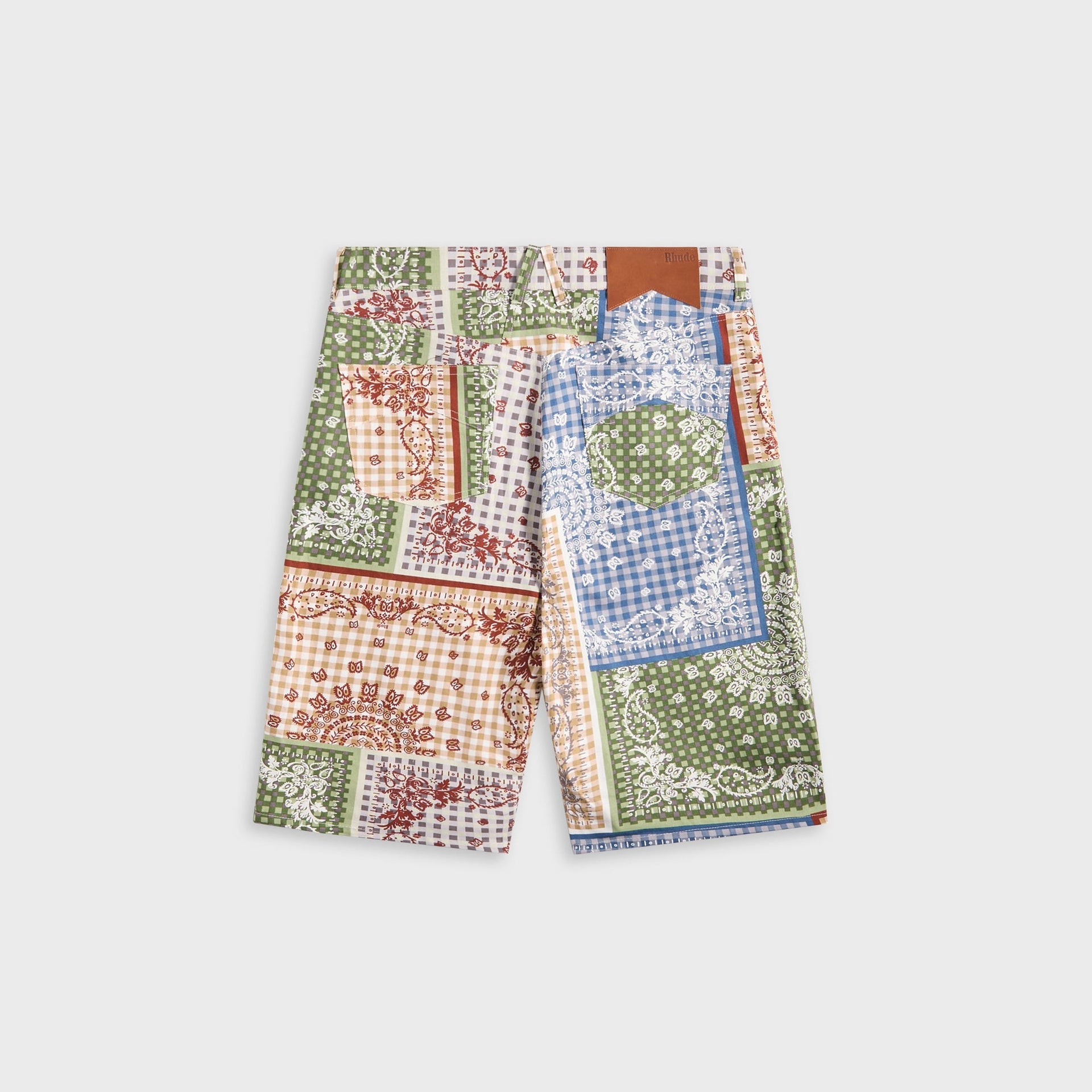 Rhude Bandana Traxedo Baggy Short - Multi