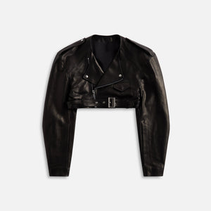 Rick Owens Micro Biker Jacket - Black