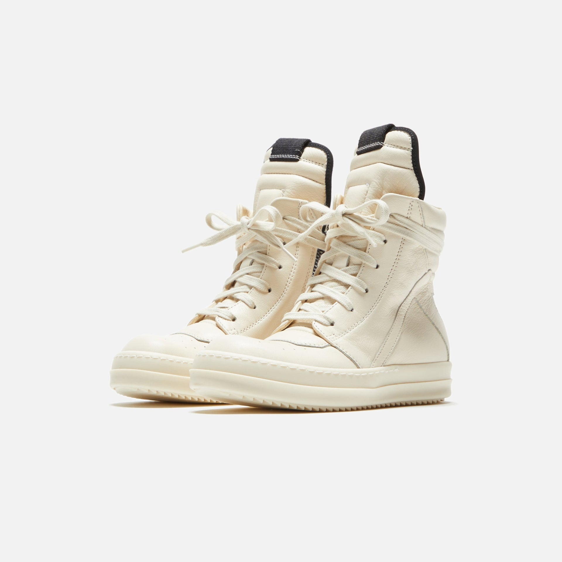 Rick Owens Kids Geobasket  - Milk / Milk / Milk Scarpe in Pelle