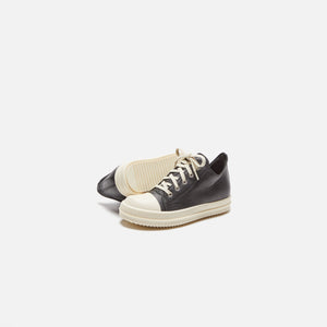 Rick Owens Kids Scarpe Pelle Low Sneakers - Black / Milk