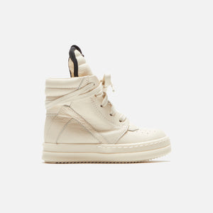 Rick Owens Baby Geobasket - Milk / Milk / Milk Scarpe in Pelle