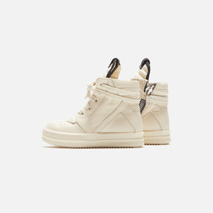 Rick Owens Baby Geobasket - Milk / Milk / Milk Scarpe in Pelle