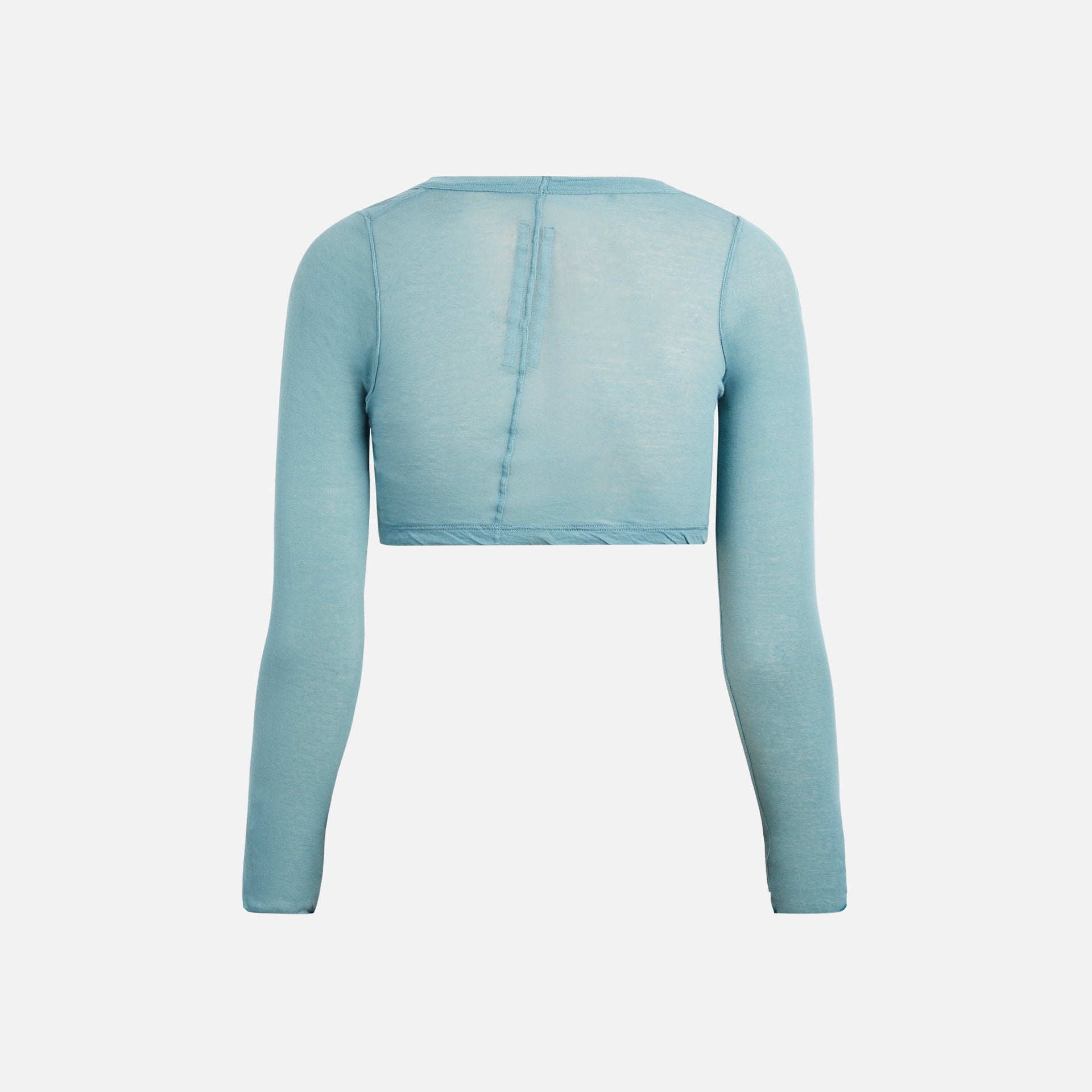 Rick Owens Long Sleeve Crop Top - Mouthwash