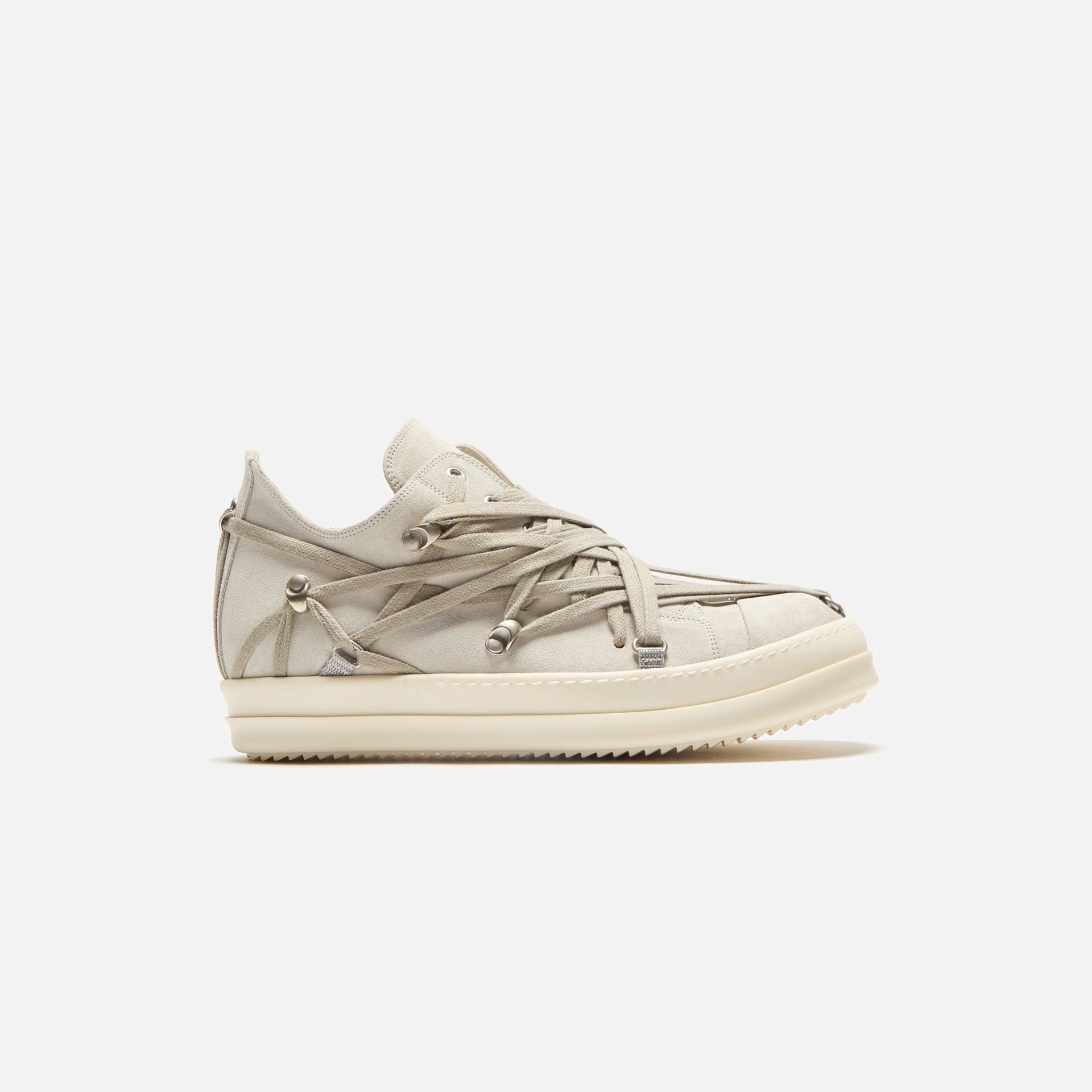 Rick Owens Megalaced Low Sneakers - Dinge / Milk