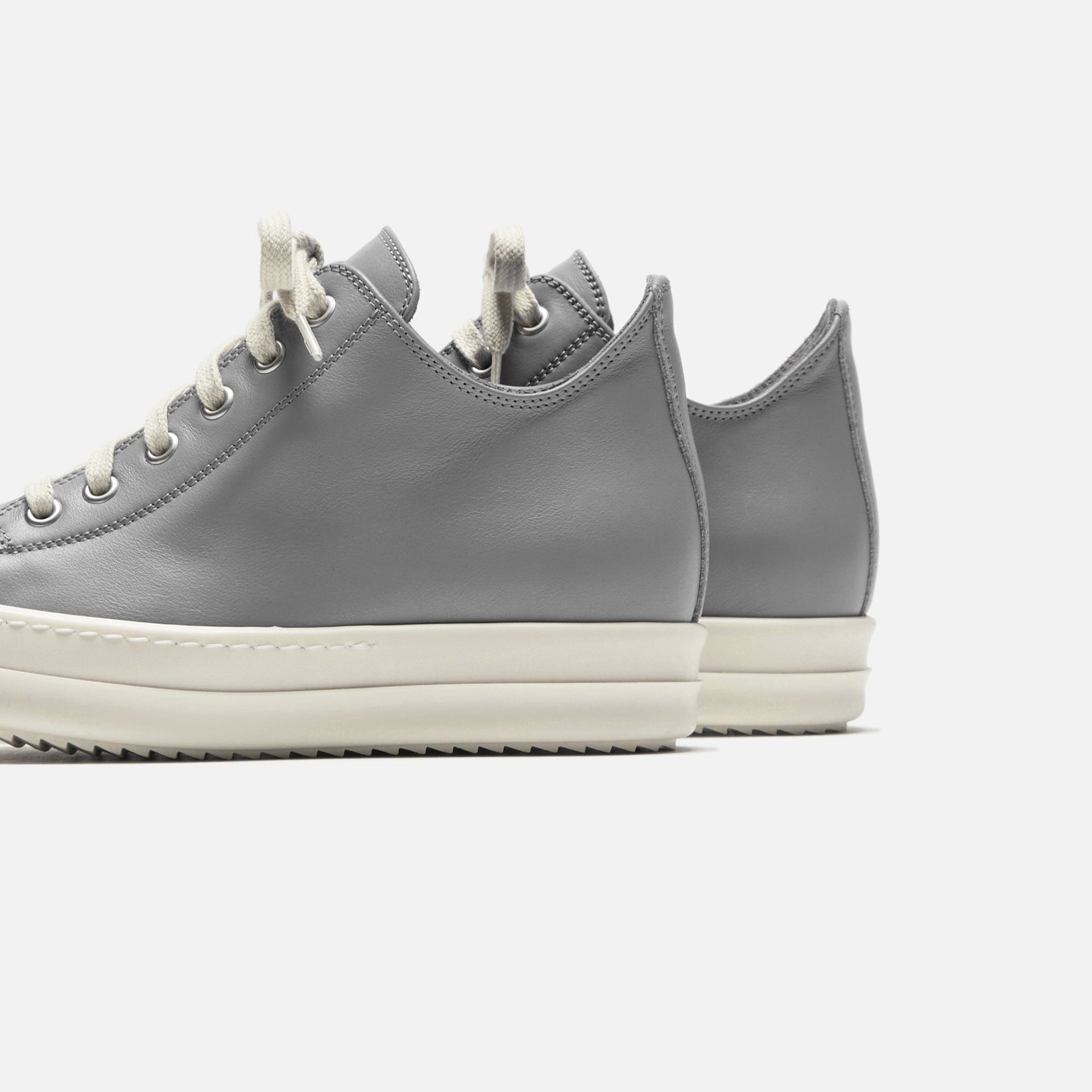 Rick Owens Low Sneakers - Dust / Milk / Milk