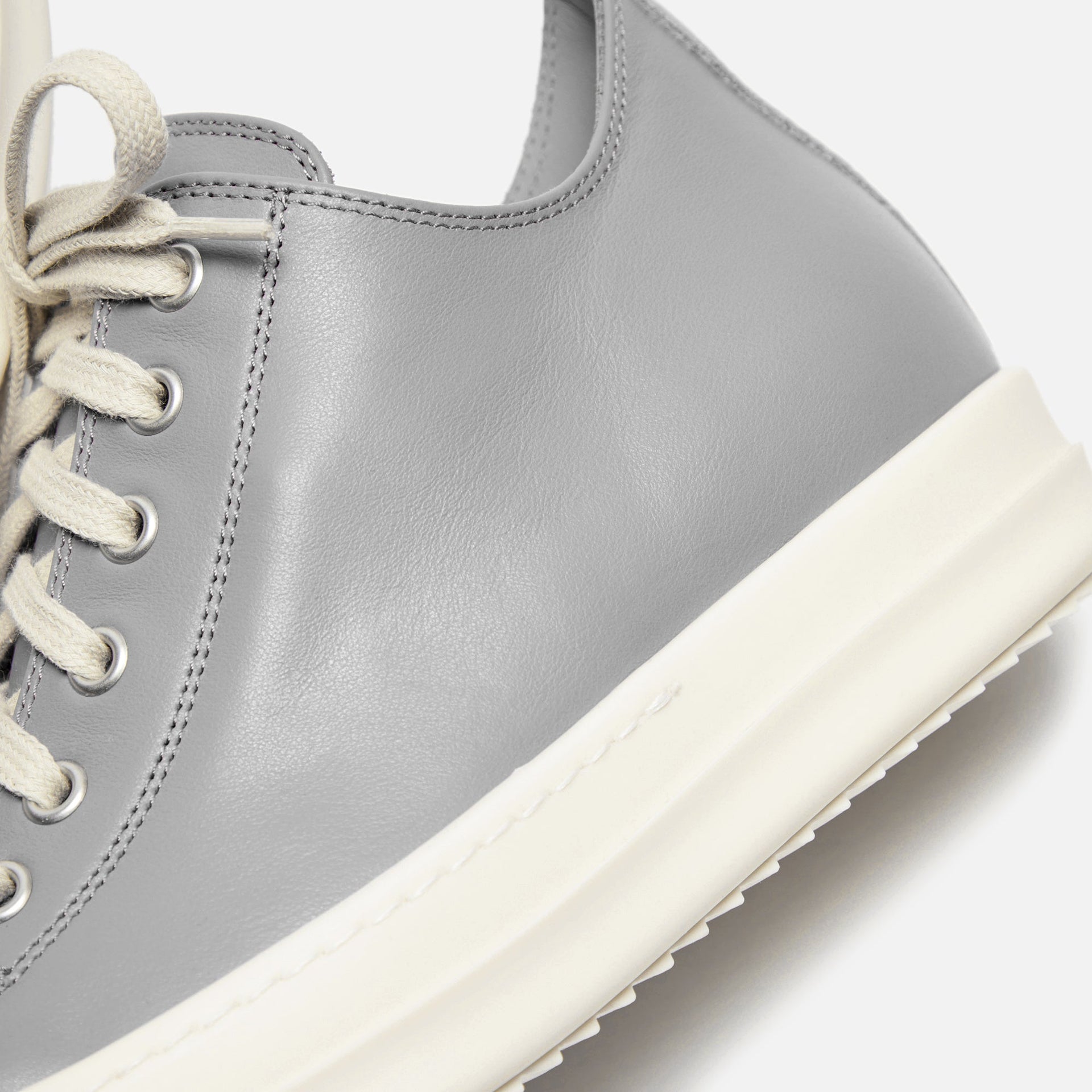 Rick Owens Low Sneakers - Dust / Milk / Milk