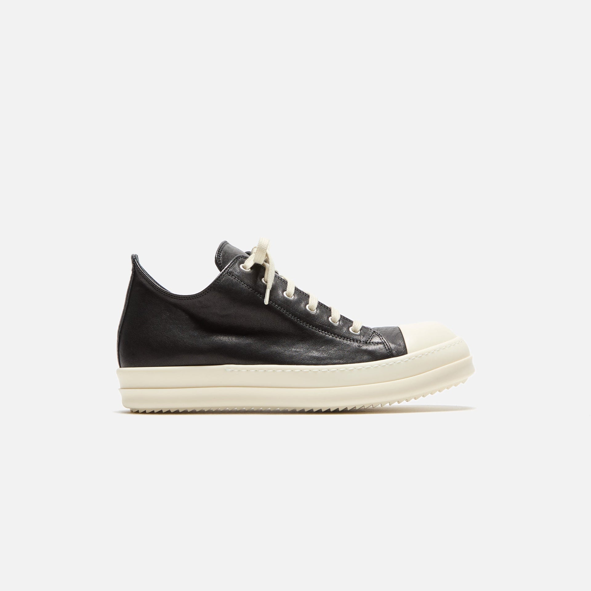 Rick Owens Low Sneakers - Black / Milk / Milk