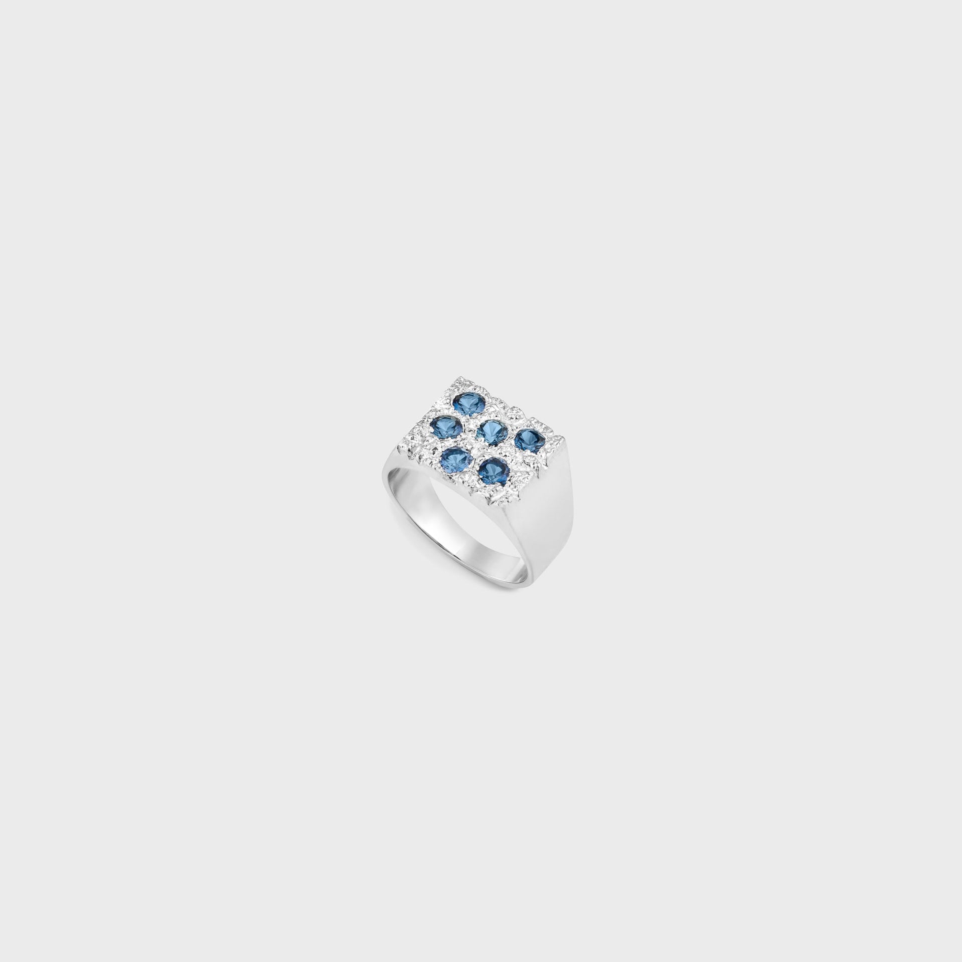 Bleue Burnham Rose Garden Signet - Blue