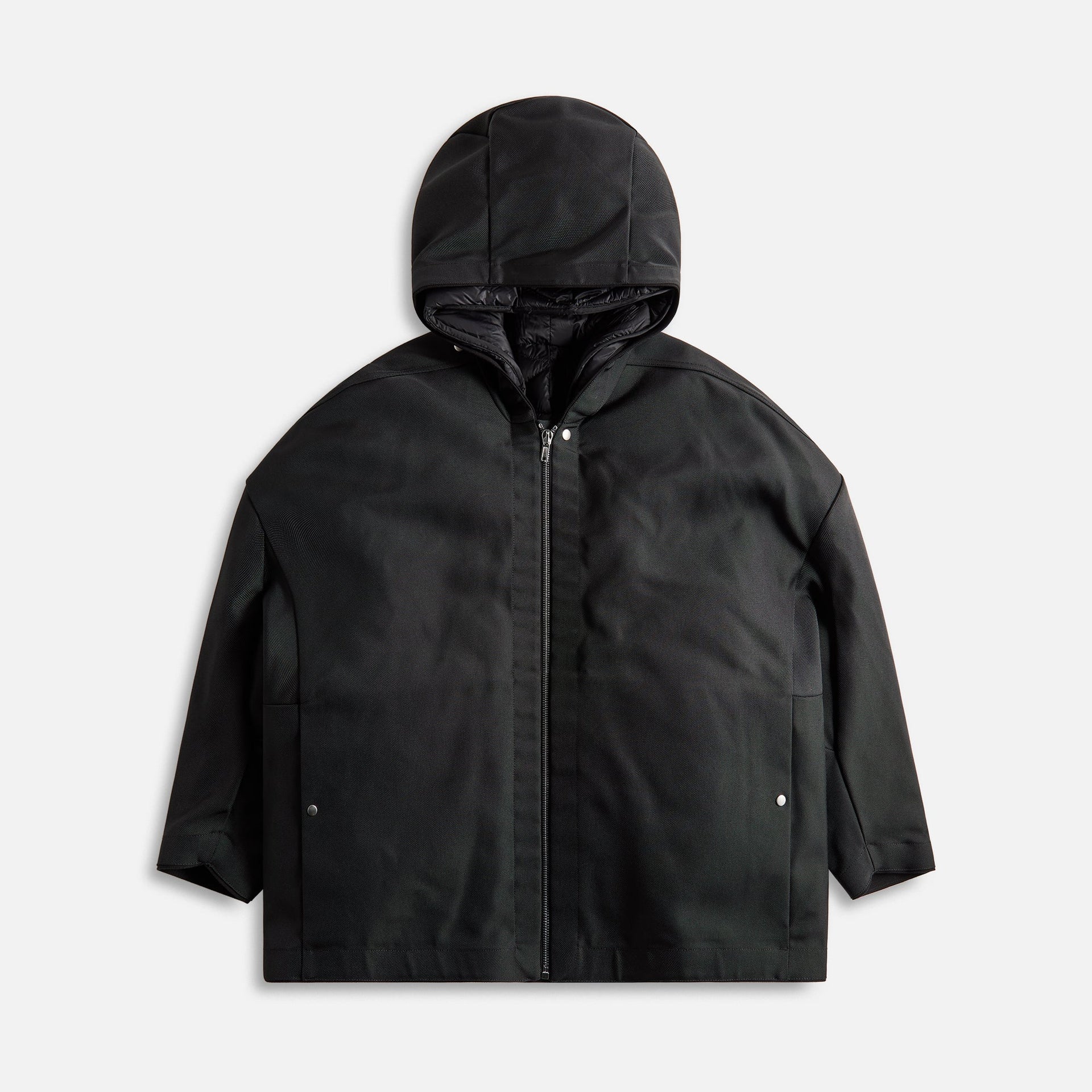 Rick Owens Giacca Piumino Hooded Peter - Black