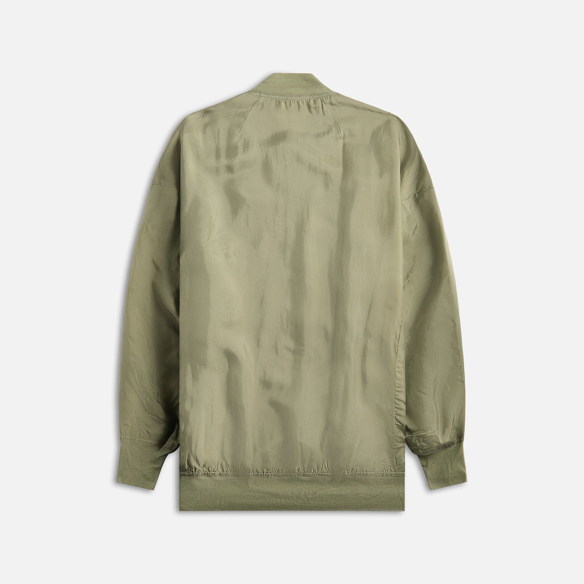 Rick Owens Peter Flight Denim Bomber Jacket - Celadon