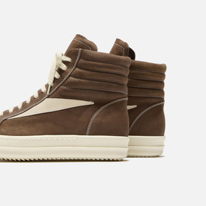 Rick Owens Vintage High Sneaker - Saddle / Milk