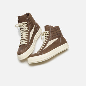 Rick Owens Vintage High Sneaker - Saddle / Milk