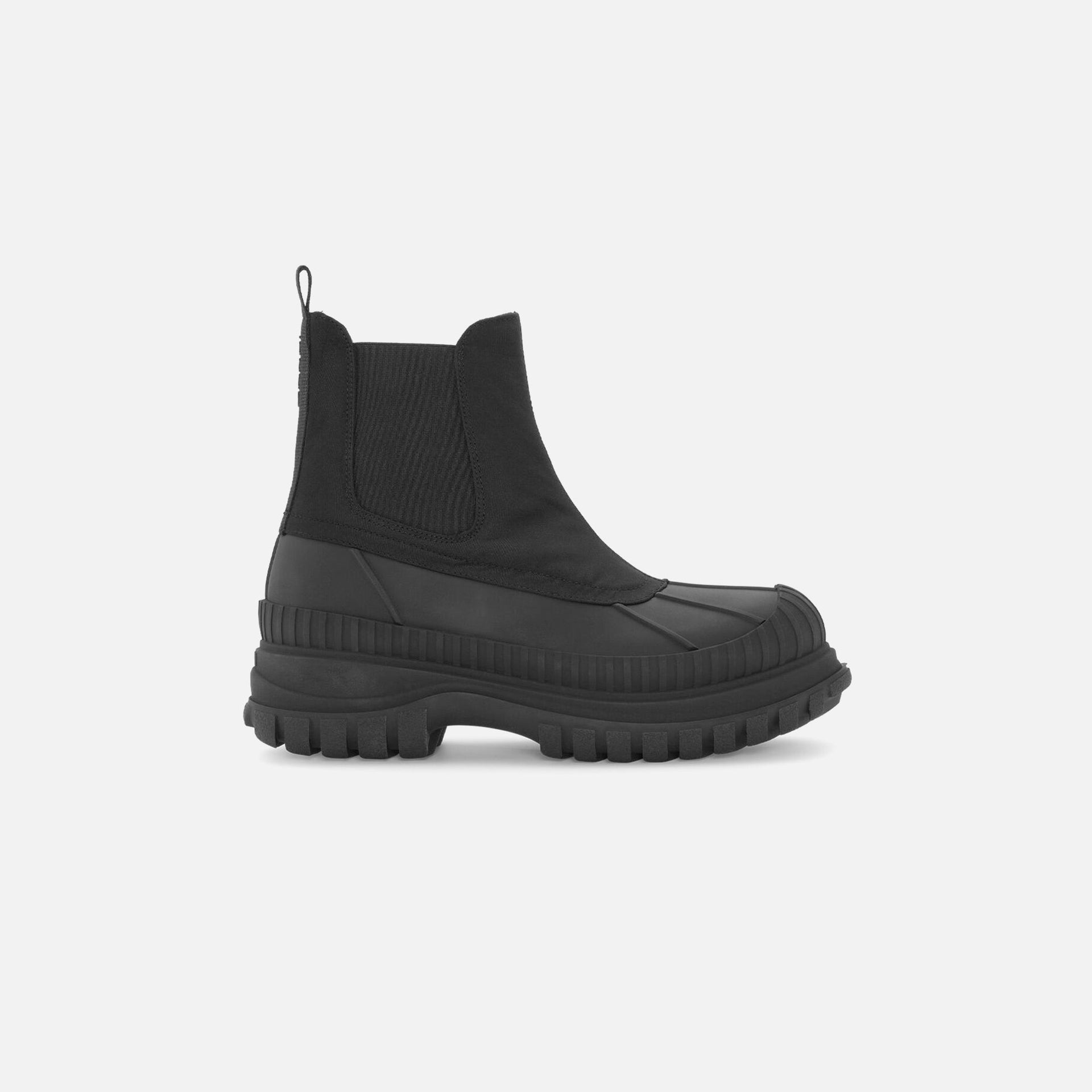 Ganni Outdoor Chelsea Boot - Black