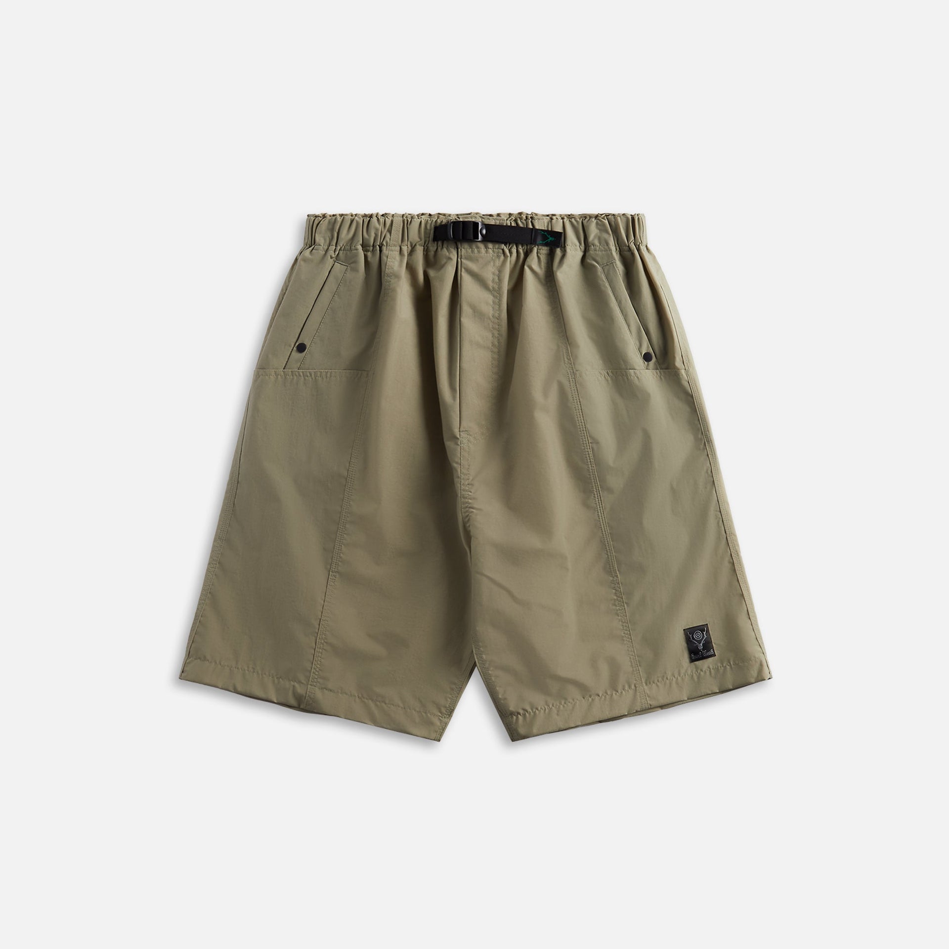 South2 West8 Belted C.S. Short - Grey Beige