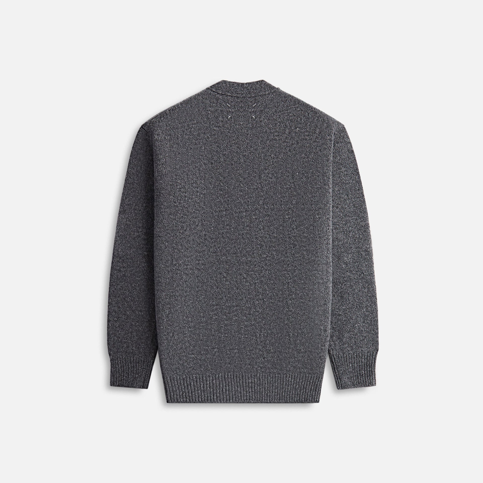 Maison Margiela 5-Gauge Shetland Cardigan - Dark Grey