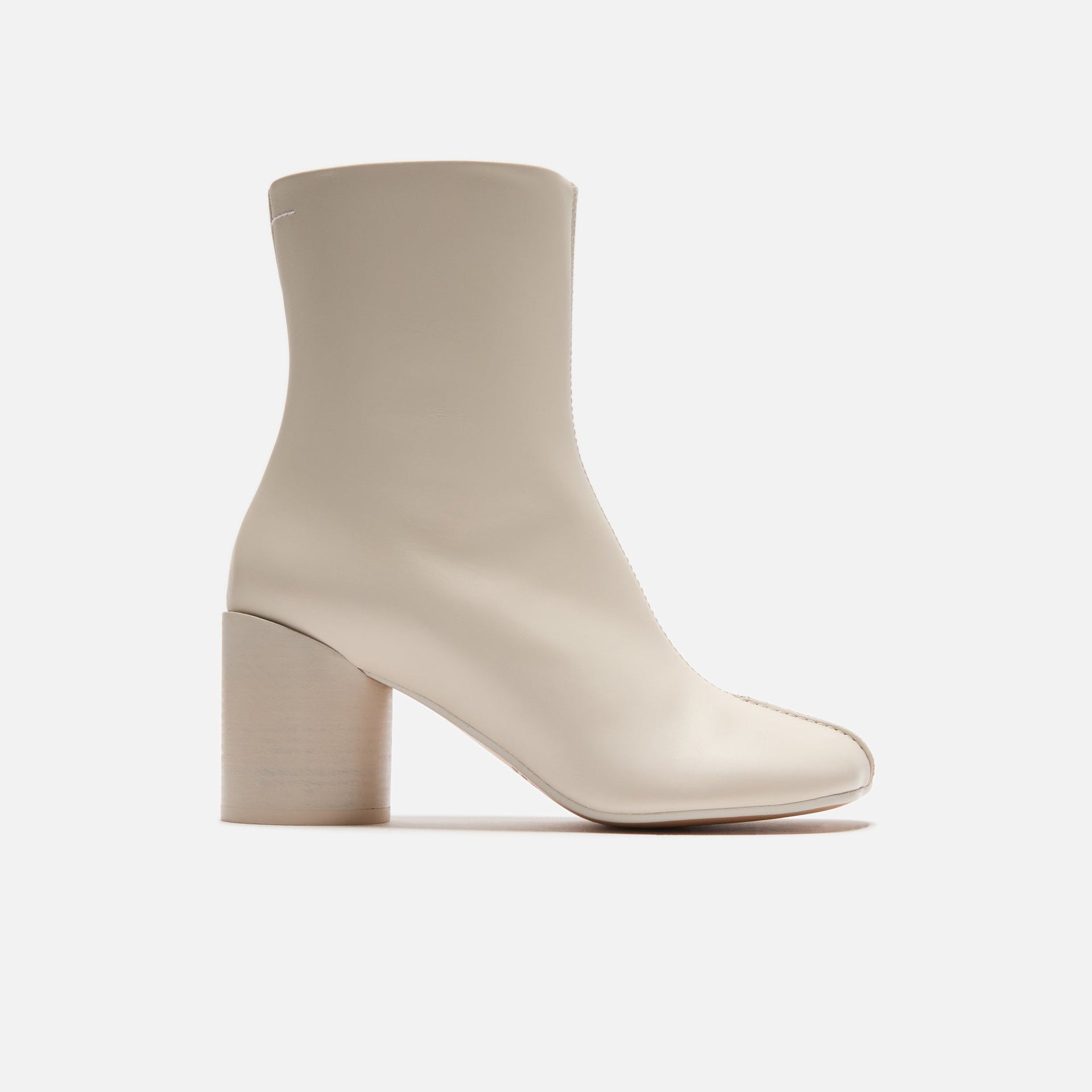 MM6 Maison Margiela Leather Ankle Boot - Sandshell