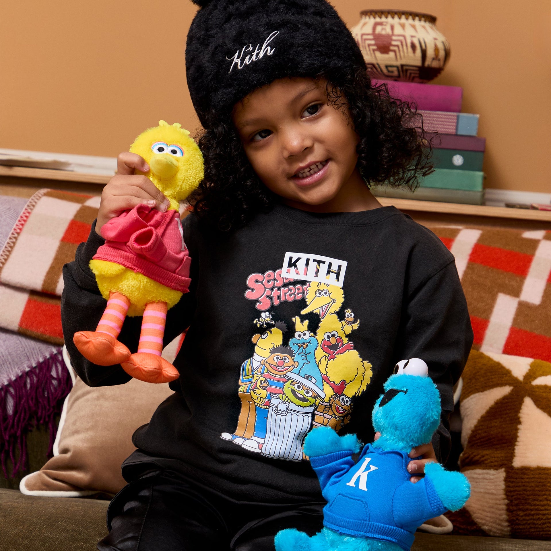 Kith Kids for Sesame Street Vintage Tee - Black