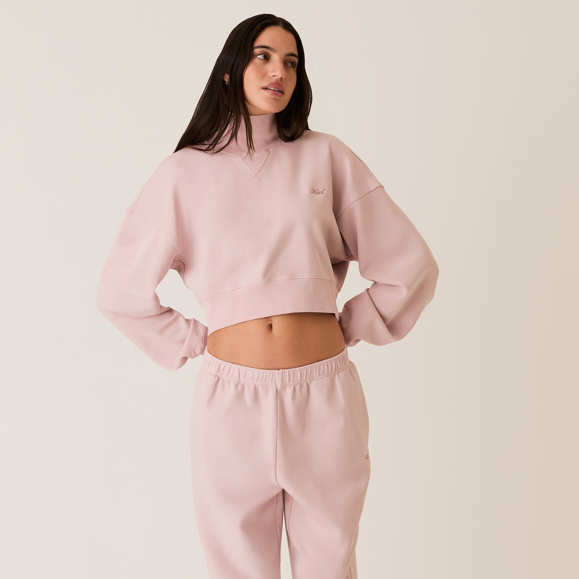 Kith Women Maryn Cropped Turtleneck - Syringa