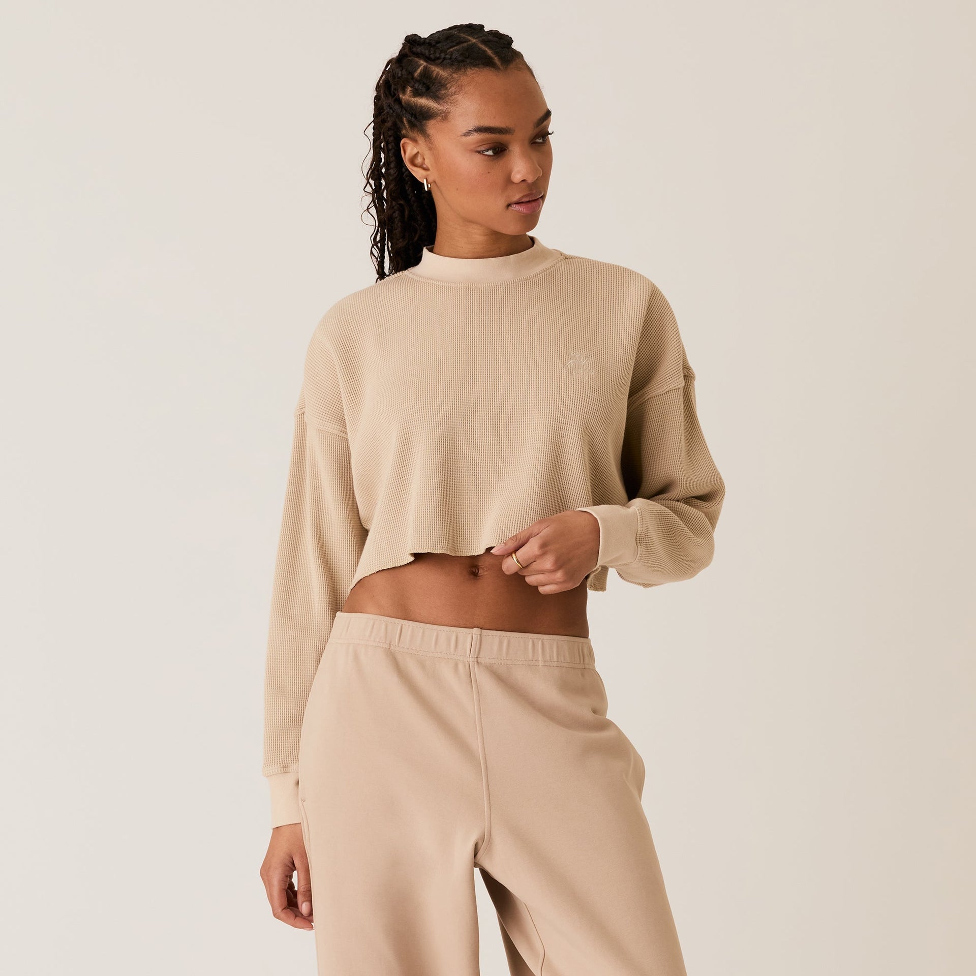 Kith Women Bryden Waffle Long Sleeve - Theory PH