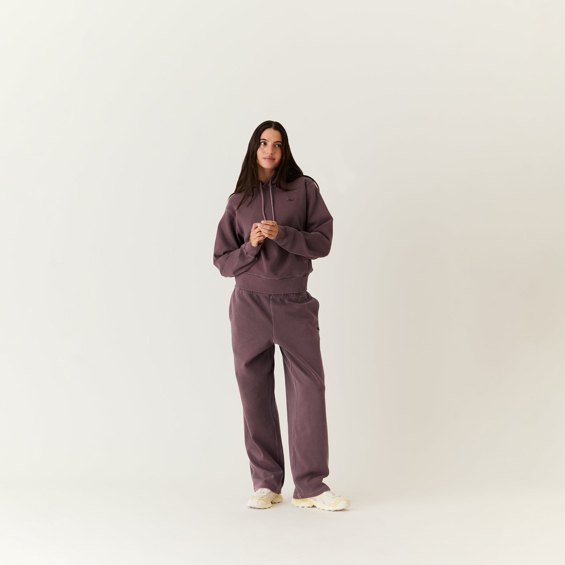 Kith Women Jane II Hoodie - Ash Violet PH