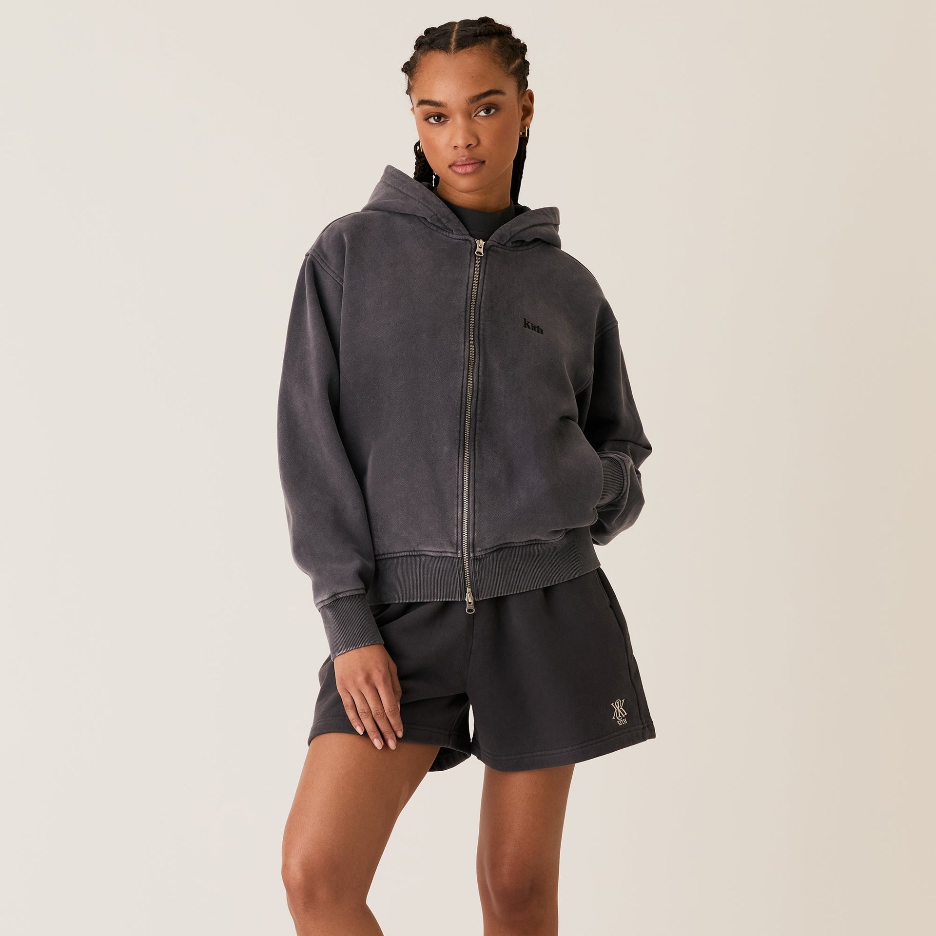 Kith Women Tanner Sueded Hoodie - Gotham PH