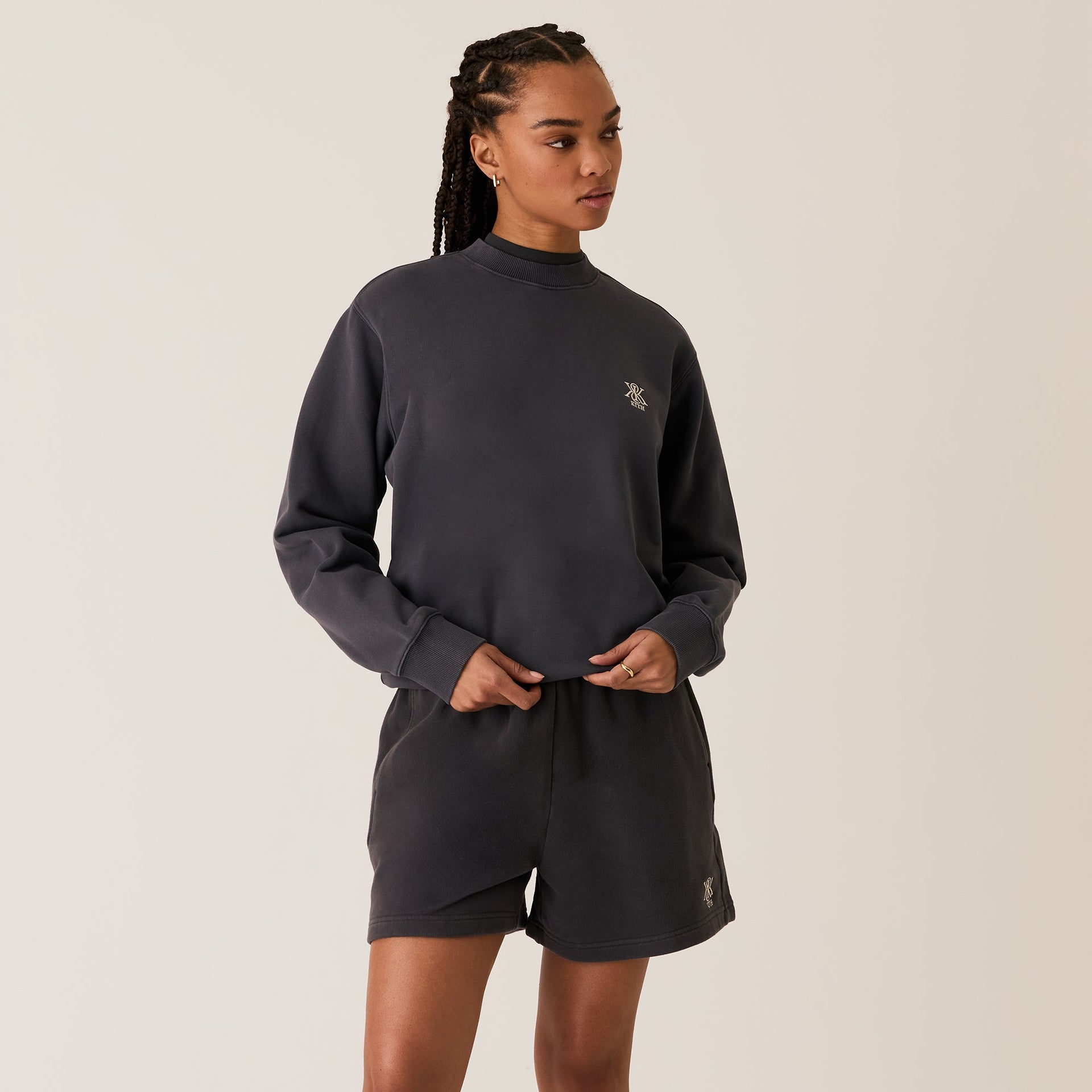 Kith Women Rayne Sueded Sweatshort - Gotham PH