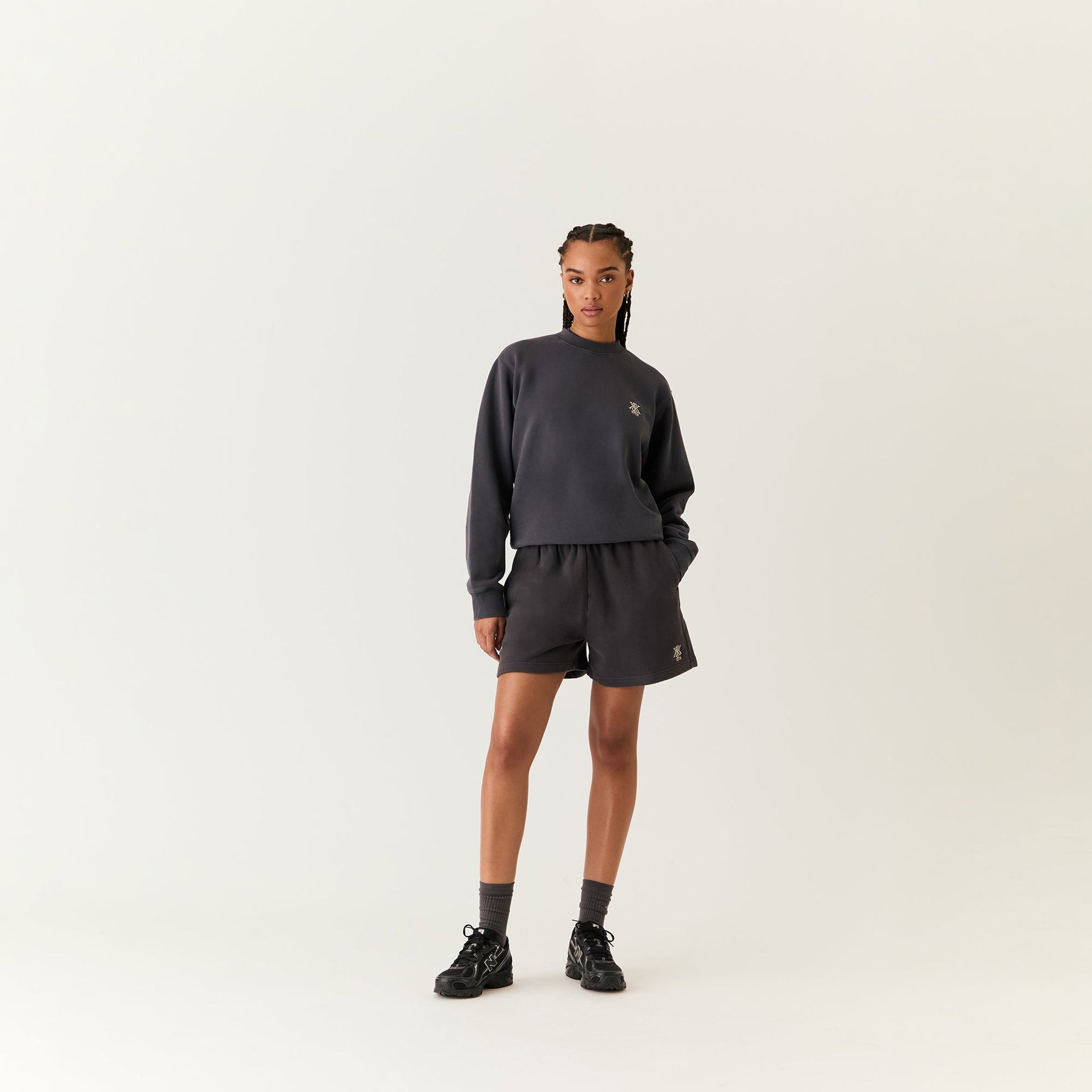 Kith Women Rayne Sueded Sweatshort - Gotham