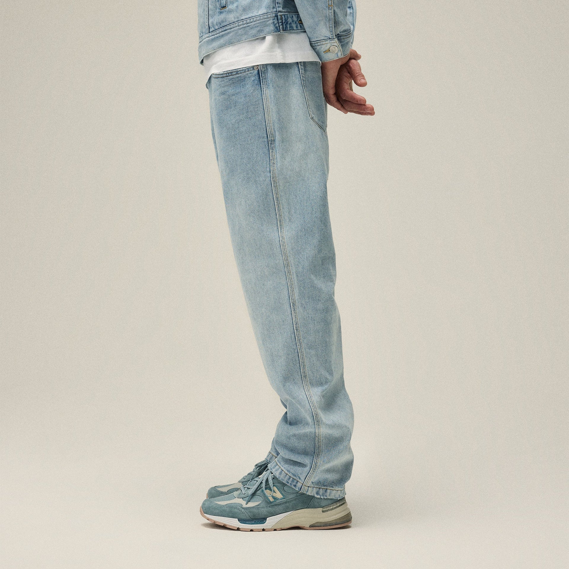 Kith Centre Denim Jean - Light Indigo