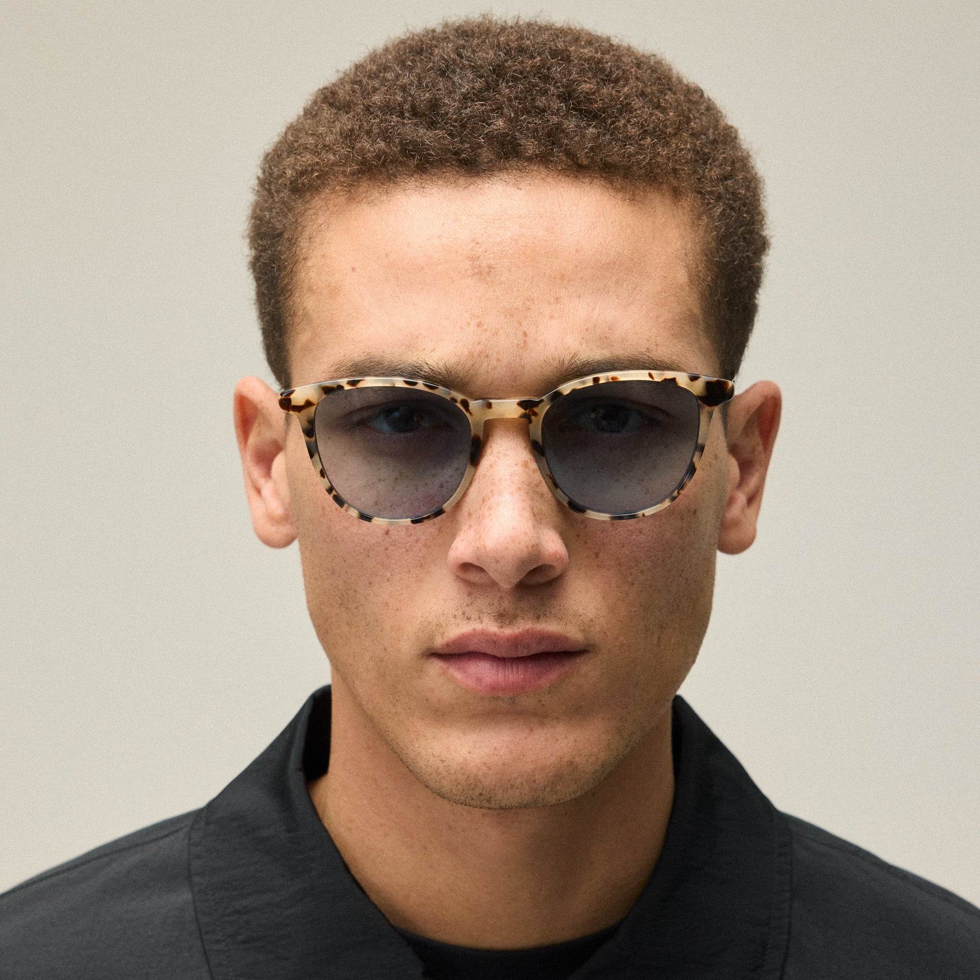 Kith for Modo Georgica Sunglasses - White Tortoise / Gunmetal