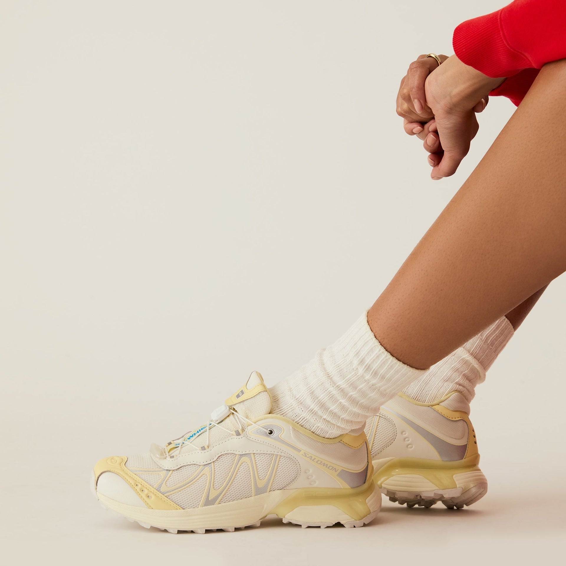 Kith for Salomon XT-Whisper - Vanilla / Transparent Yellow / Silver PH